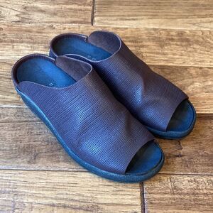 Tatami By Birkenstock Woven Slide Sandals Slip On Size 6